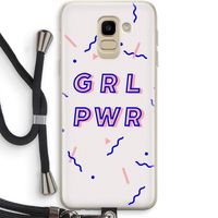 GRL PWR: Samsung Galaxy J6 (2018) Transparant Hoesje met koord GRL PWR: Samsung Galaxy J6 (2018) Transparant Hoesje met koord