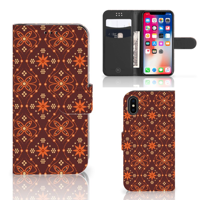 Apple iPhone X | Xs | Telefoon Hoesje | Batik Brown