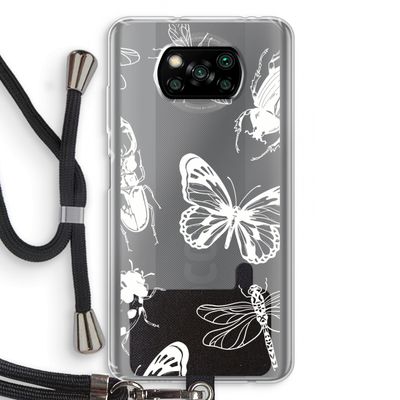 Tiny Bugs: Xiaomi Poco X3 Pro Transparant Hoesje met koord