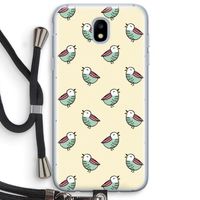 Vogeltjes: Samsung Galaxy J5 (2017) Transparant Hoesje met koord Vogeltjes: Samsung Galaxy J5 (2017) Transparant Hoesje met koord