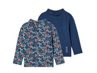 lupilu 2 kinder thermoshirts (98/104, Marineblauw)