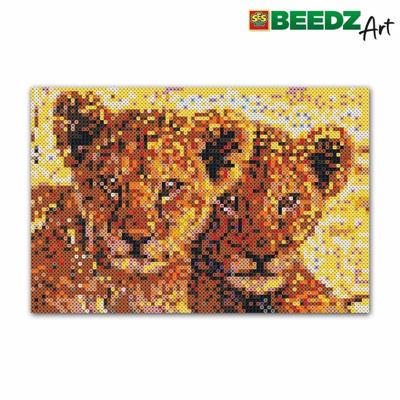 SES Creative beedz art leeuwen welpen