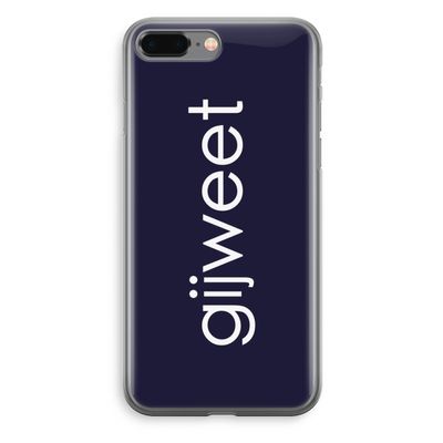 Gijweet: iPhone 8 Plus Transparant Hoesje