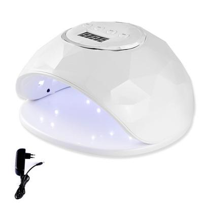 F6 UV LED lamp nagel droger Dual handen Nail lamp uitharden UV Gel nagellak met sensor & timer & LCD display (wit EU)