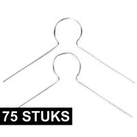 Kerstbal ophanghaakjes 75 stuks