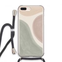 Geo #6: iPhone 8 Plus Transparant Hoesje met koord