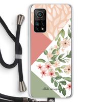 Sweet heaven geometrics: Xiaomi Mi 10T 5G Transparant Hoesje met koord