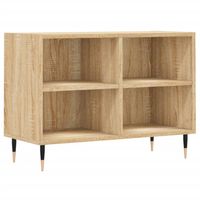 vidaXL Tv-meubel 69,5x30x50 cm bewerkt hout sonoma eikenkleurig