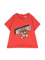 Moschino Kids t-shirt en coton à motif Teddy Bear - Rouge