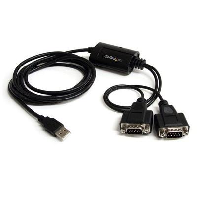 StarTech 2x FTDI USB naar RS232 Seriële kabel StarTech 2x FTDI USB naar RS232 Seriële kabel