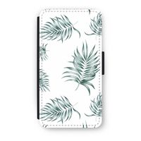 Simple leaves: iPhone X Flip Hoesje