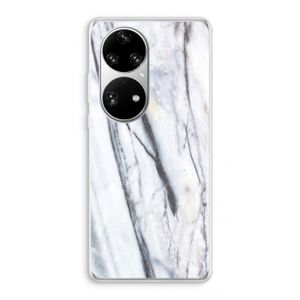 Gestreepte marmer: Huawei P50 Pro Transparant Hoesje