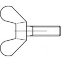 TOOLCRAFT TO-5447532 Vleugelschroef M10 25 mm DIN 316 Messing 25 stuk(s) - thumbnail