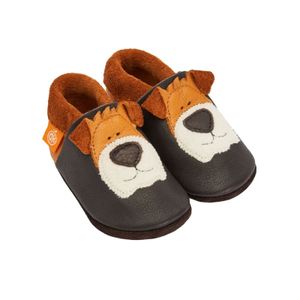 Orangenkinder babyslofjes Dog dark brown Maat