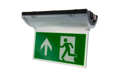 Kent LED N/N PT IP65 Incl. Plexiplaat PIC-A Black