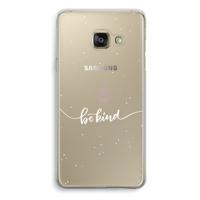 Be(e) kind: Samsung Galaxy A3 (2016) Transparant Hoesje - thumbnail