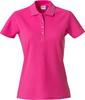 Clique 028231 Basic Polo Ladies - Helder Kersen - XS