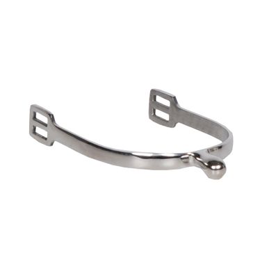 Mondoni Knopspoor H zilver maat:20
