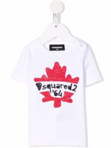 DSQUARED2 KIDS t-shirt à logo imprimé - Blanc