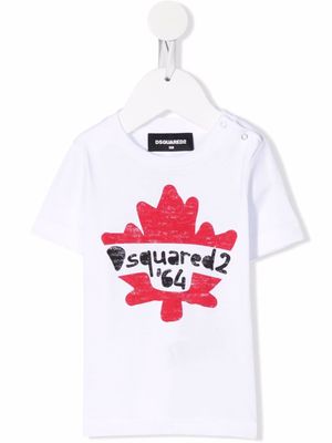 DSQUARED2 KIDS t-shirt à logo imprimé - Blanc