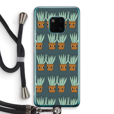 Sansevieria: Huawei Mate 20 Pro Transparant Hoesje met koord