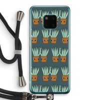 Sansevieria: Huawei Mate 20 Pro Transparant Hoesje met koord