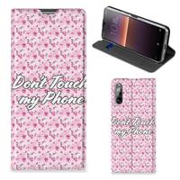 Sony Xperia L4 Design Case Flowers Pink DTMP