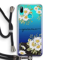 Daisies: Huawei P Smart (2019) Transparant Hoesje met koord