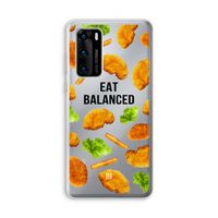 Eat Balanced: Huawei P40 Transparant Hoesje