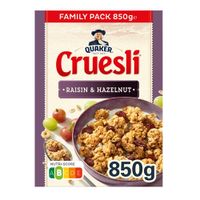 Quaker - Cruesli Rozijn - 850g - thumbnail