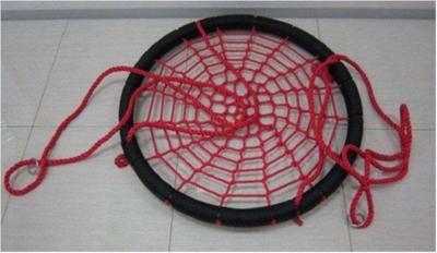 Nestschommel diam. 95cm hoogte 180 cm ophangingstouwen 16mm - Hermic