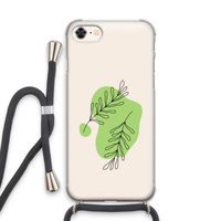 Beleaf in you: iPhone 8 Transparant Hoesje met koord