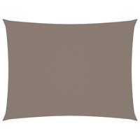 vidaXL Zonnescherm rechthoekig 2x3,5 m oxford stof taupe