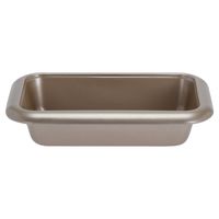 Rechthoekige bakvorm/cakevorm met anti-aanbak laag zilver 28 x 18 cm Rechthoekige bakvorm/cakevorm met anti-aanbak laag zilver 28 x 18 cm
