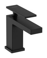 Hansgrohe Tecturis E 80 CoolStart ééngreeps wastafelmengkraan met PopUp trekwaste, mat zwart