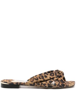 Jimmy Choo sandales Avenue Flat - Marron