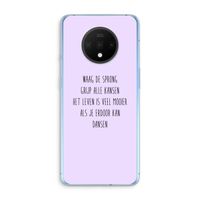 Sprong: OnePlus 7T Transparant Hoesje