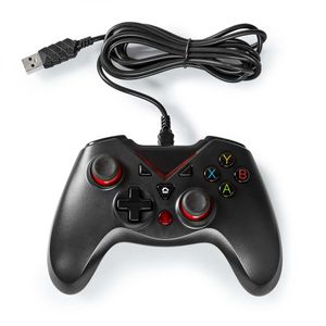 Nedis Gamepad | USB Type-A | USB Gevoed | PC | Aantal knoppen: 12 | Kabellengte: 1.60 m | Zwart - GGPD110BK