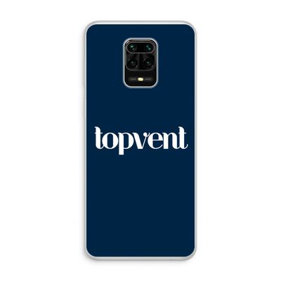 Topvent Navy: Xiaomi Redmi Note 10 Lite Transparant Hoesje