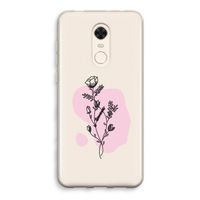 Roses are red: Xiaomi Redmi 5 Transparant Hoesje