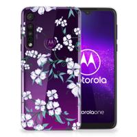 Motorola One Macro Uniek | TPU Case | Blossom White