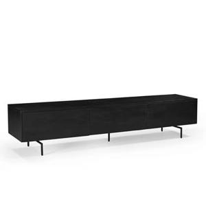 Giga Meubel - TV-Meubel Zwart - 220cm - Mangohout - TV-Meubel Cas