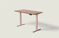 Desktronic HomeOne bureau Zachtroze / Walnoot / 140x70 cm