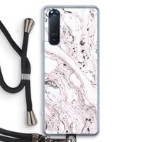 Mengelmoes: Sony Xperia 5 II Transparant Hoesje met koord
