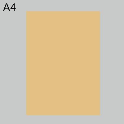 500 stuks A4 zelfklevende printer papier (bruin)