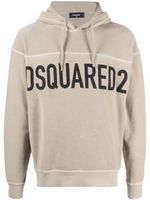 DSQUARED2 hoodie à logo imprimé - Tons neutres