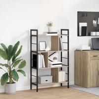 Boekenkast Sonoma Eiken 75 x 30 x 123,5 cm Bewerkt hout