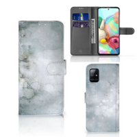 Hoesje Samsung Galaxy A71 Painting Grey