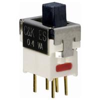 C & K Switches ES02MCBE Schuifschakelaar 20 V 1x aan/uit IP57 1 stuk(s) Tray