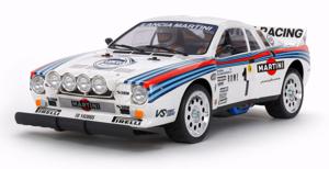 Tamiya 1:10 RC auto Elektro Straatmodel RC Lancia 037 Rallye TA-02S Brushed 4WD Bouwpakket TA-02SW